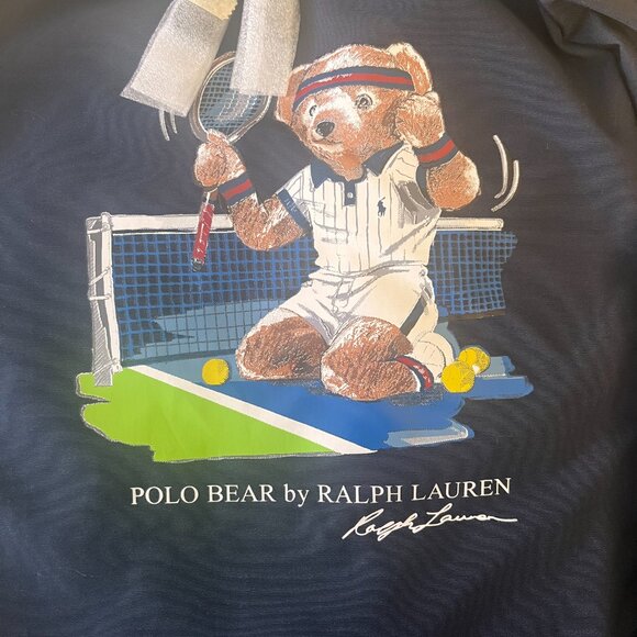 Vintage Polo Ralph Lauren US Open Polo Bear Backpack NWT - Picture 3 of 5